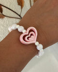 ✨ Pink Sweetheart Pearl Stretch Bracelet ✨