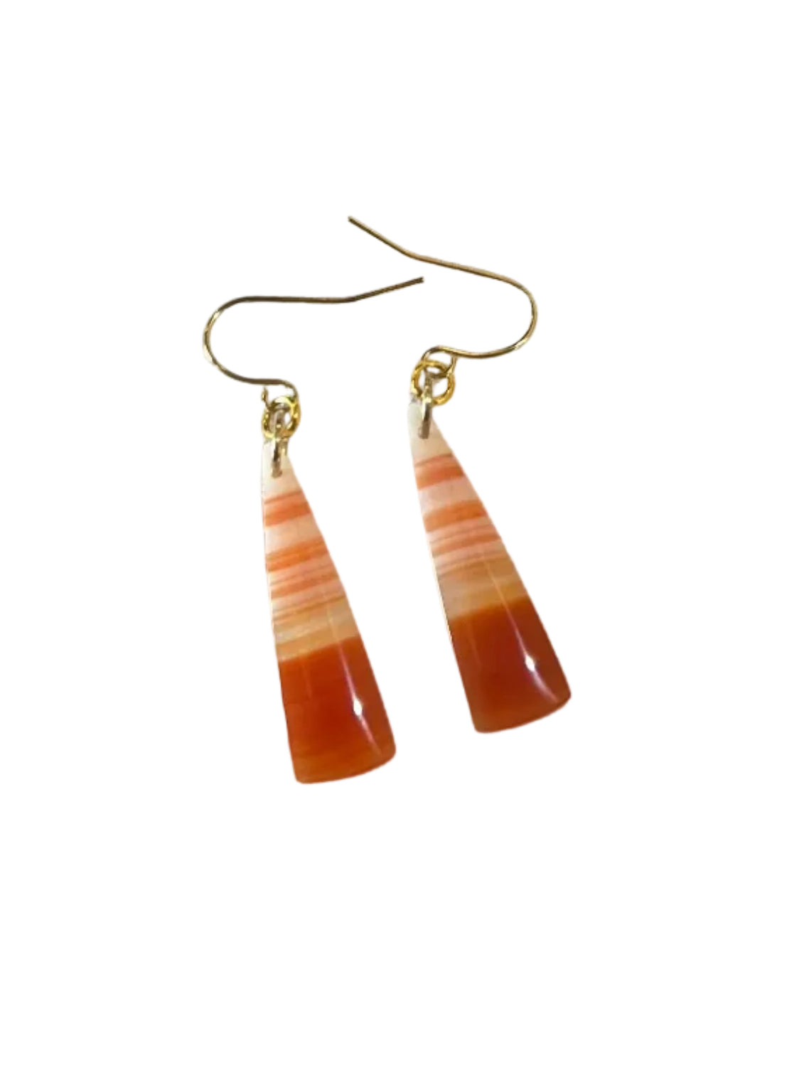 Desert Sunset Banded Agate Earrings