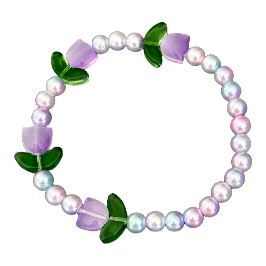 🌸 Pastel Garden Bloom Bracelet