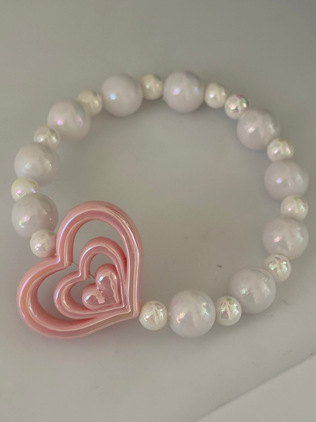 ✨ Pink Sweetheart Pearl Stretch Bracelet ✨