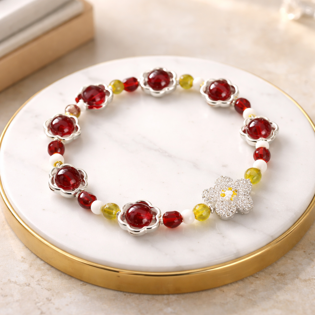 ✨ Cherry Blossom Sparkle Bracelet ✨