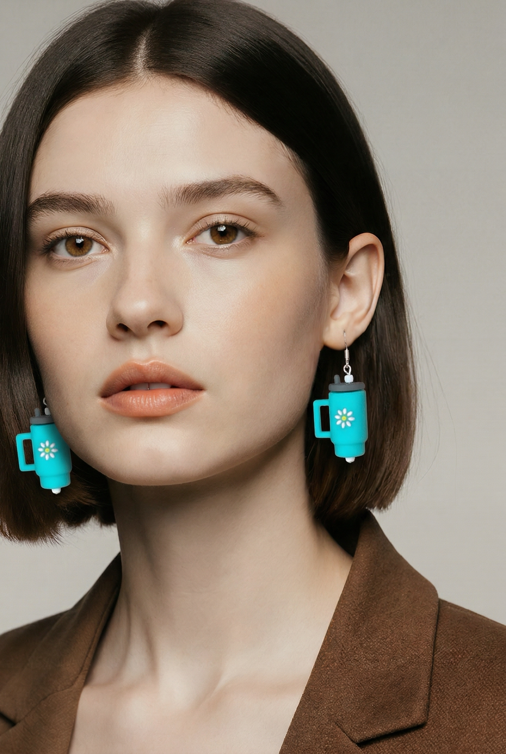✨ Daisy Tumbler Earrings – Cute, Lightweight & Made to Brighten Your Day