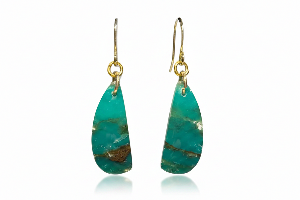 Lagoon Mist Drop Earrings