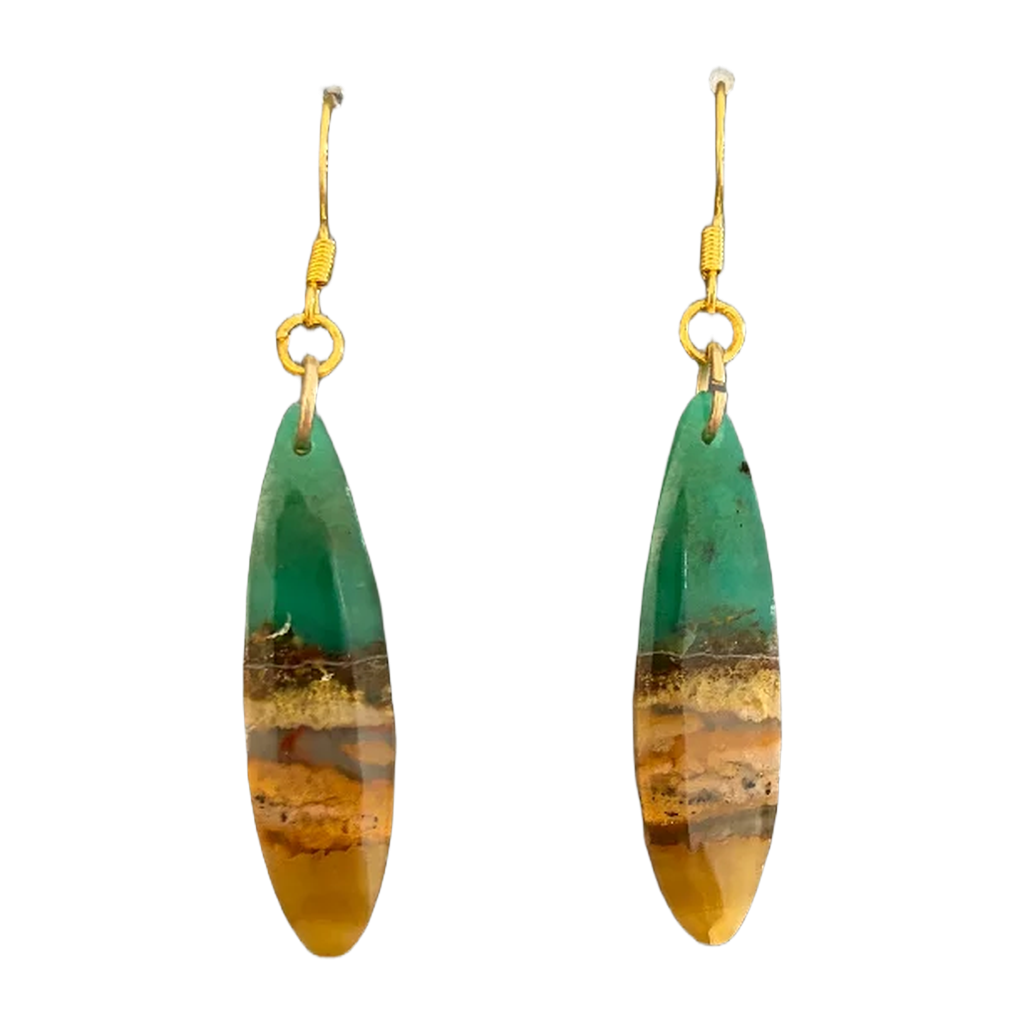 Forest Pool Drop Earrings