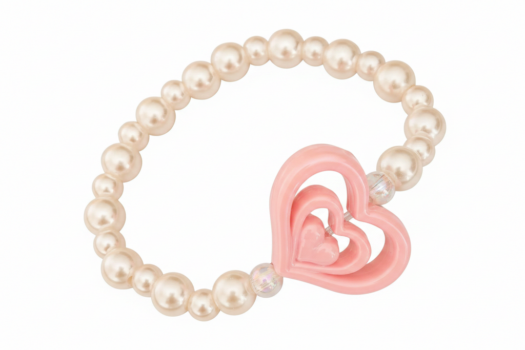 ✨ Pink Sweetheart Pearl Stretch Bracelet ✨