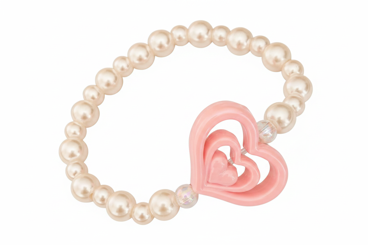 ✨ Pink Sweetheart Pearl Stretch Bracelet ✨