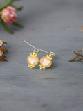 Glass Drop Diamond Cut Beaded Earrings Janice Boutique Shop