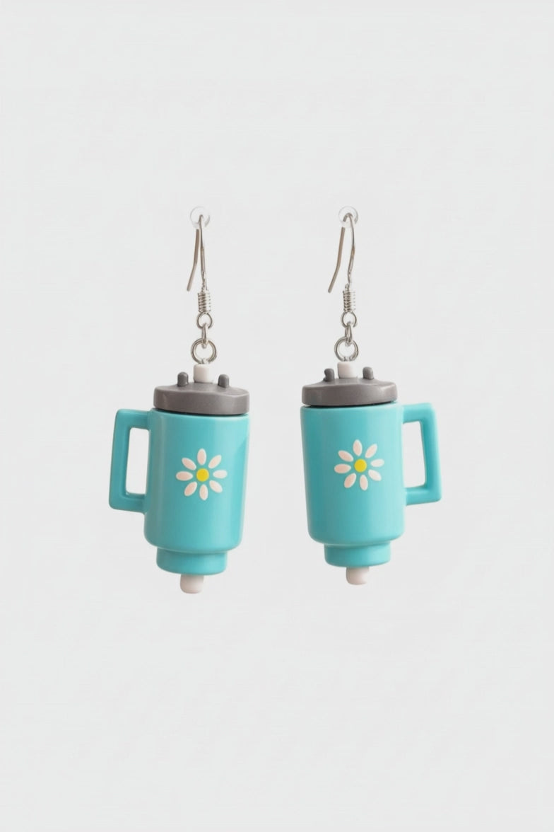 ✨ Daisy Tumbler Earrings – Cute, Lightweight & Made to Brighten Your Day